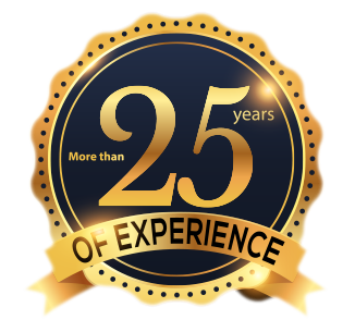 25+ Years Experience