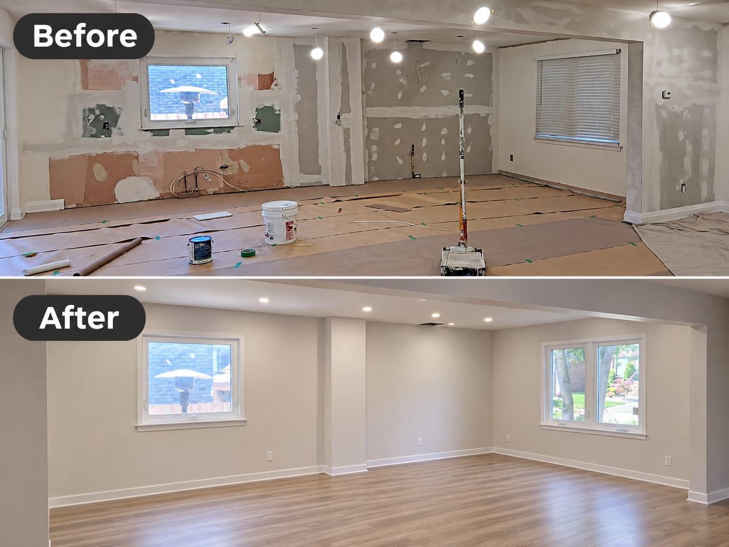 Open-Concept Main Floor Repaint — Scarborough